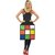 Rubiks kub klänning maskeraddräkt - Medium