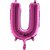 Bokstavsballong - U Rosa 35 cm