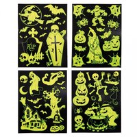 Självlysande halloweenklistermärken Självlysande halloweenklistermärken