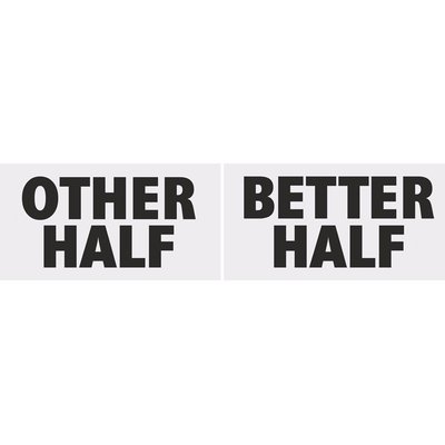 Fotoskyltar - Other half/better half