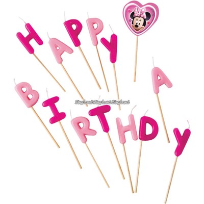Mimmi pigg happy birthday ljus - 14 st