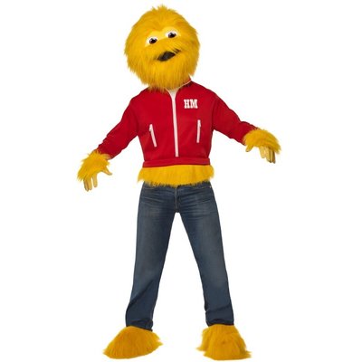 Honey Monster (Kalaspuffar) maskeraddrkt, gul